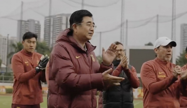  U20亞洲杯開賽在即，足協(xié)主席宋凱探班U20國青隊(duì)