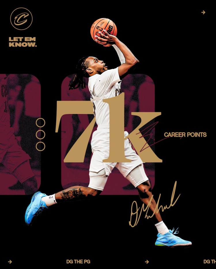  未來可期！加蘭騎士生涯得分達到7000分 隊史第11位！